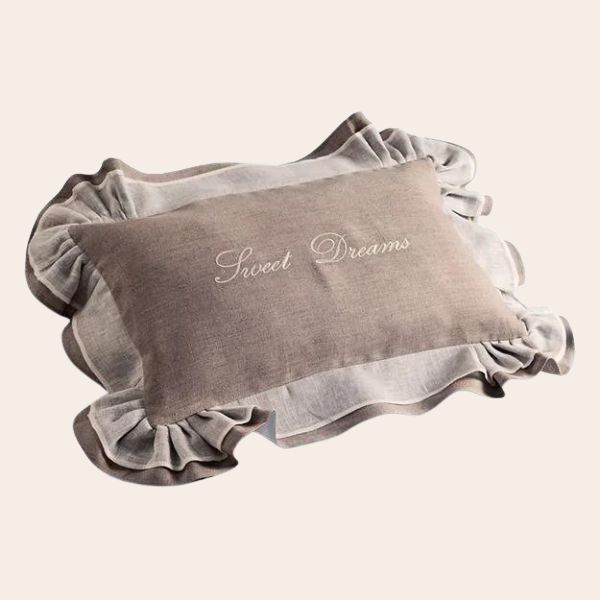 Almofada decorativa m linho natural